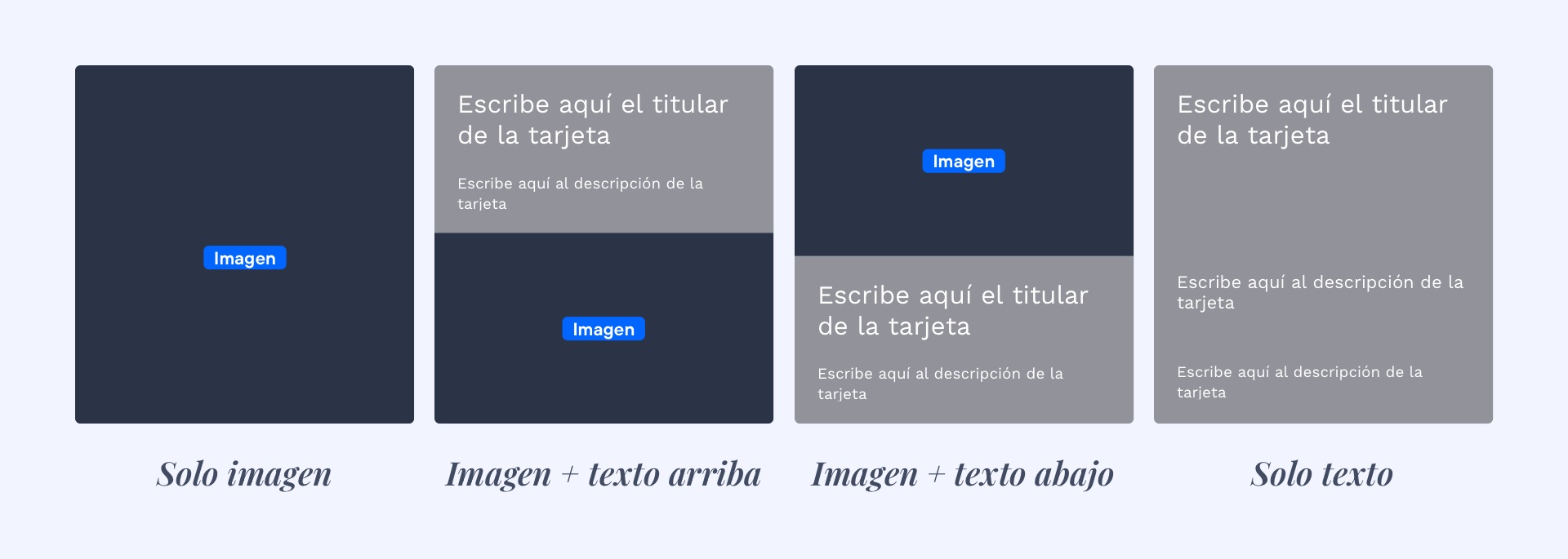Opciones de tarjeta M