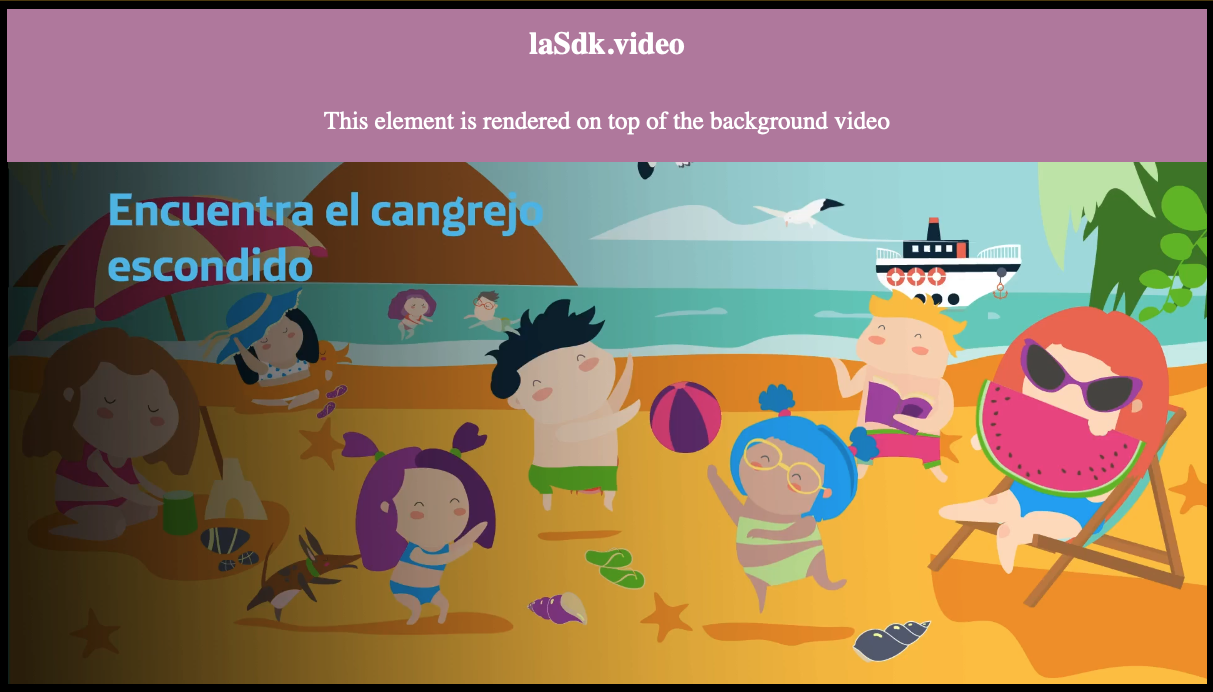 Video React Example