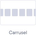 Pantalla tipo carrusel Pantalla tipo carrusel